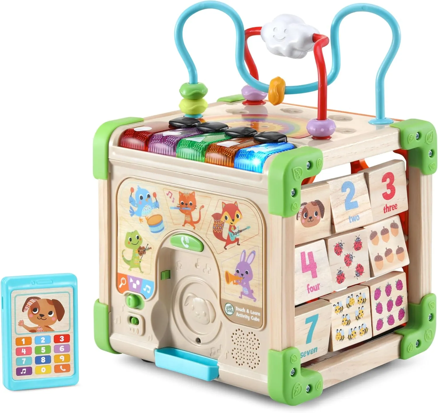 LeapFrog Touch and Learn Wooden Activity Cube