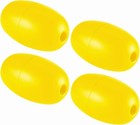 Lewtemi Buoys Floats Rope Floats Marine, 4.72'' x 2.75'', 3/5'' Hole Deep Water Fishing Marker Buoys Bulk for Boats Swimming Kayak Crabbing Trail Dock Pool