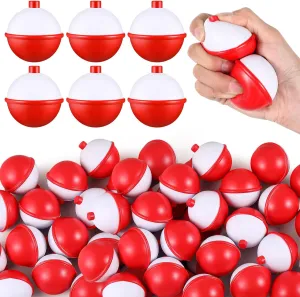 Libima 24 Pcs Fishing Bobber Stress Ball Squeeze Toy Fishing Themed Party Favors Funny Stress Relief Toy for Teens Adults Improving Grip Strength Release Pressure Finger Exercise (2'')
