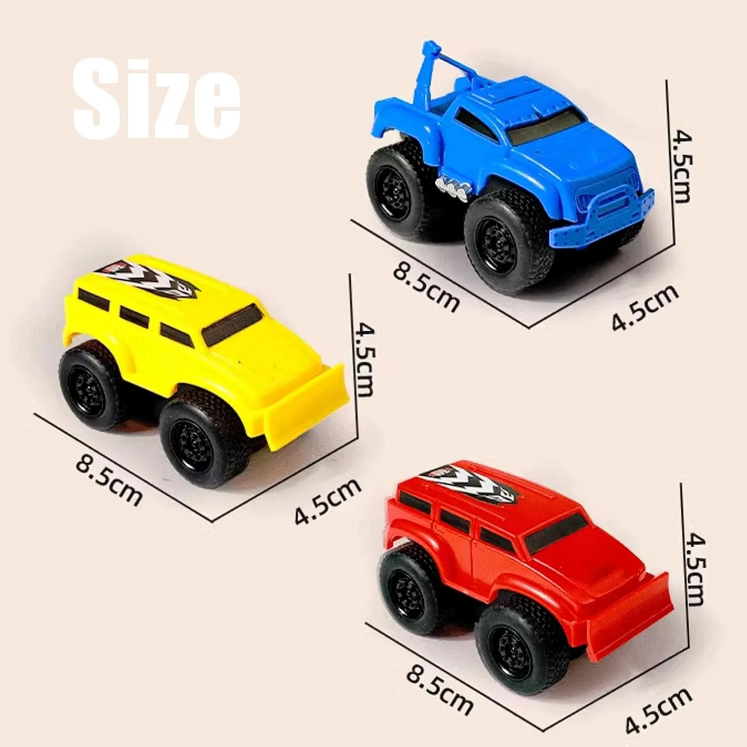 Licateduap Magnetic Wall Climbing Toy Car, Educational Anti-Gravity Inertial Wall Climbing Car, Pull-Back Inertial Magnetic Toy Cars (Blue Red Yellow)