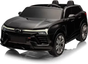 Licensed Blazer Ride On Car, 24V 2 Seater Kids Car with Remote Control, Electric Toy Car for Toddlers 3-8 with 4 Mph Max Speed, Music, 4 Spring Suspension, Led Lights, Black