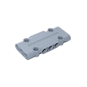 Lightgray-4Pcs | Moc Building Blocks Bricks 4Pcs Techncial Flat Panel Plate 7X3X1 Assembles DIY Car Ioys Parts Compatible with 71709 Panels