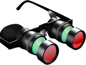 Lightweight Fishing Binoculars Portable Glasses for Outdoor Hunting Bird Watching Fishing Magnifier Glasses Glasses for Adults Kids Adjustable Headband Fishing