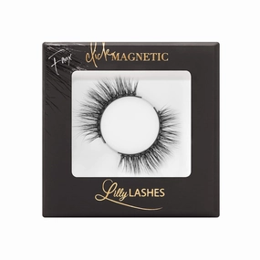 Lilly Lashes Click Magnetic Eyelashes, Ur Faves Magnetic Faux Mink Lashes for a Natural Look, False, Wispy Magnet Eyelashes, Vegan Makeup Lash Extension, Eyelashes Without Eyeliner