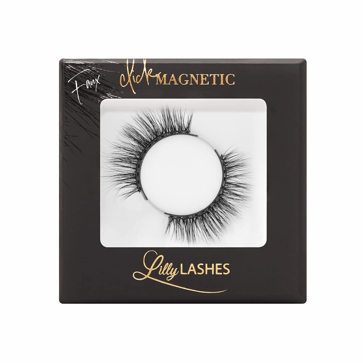 Lilly Lashes Click Magnetic Eyelashes, Ur Faves Magnetic Faux Mink Lashes for a Natural Look, False, Wispy Magnet Eyelashes, Vegan Makeup Lash Extension, Eyelashes Without Eyeliner