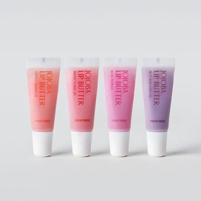 Lip Butter 4-Set | Coral, Clear Orange, Rose Plum & Muted Burgundy | Hydrating Lip Balm & Treatment for Soft, Smooth Lips | Korean Lip Care