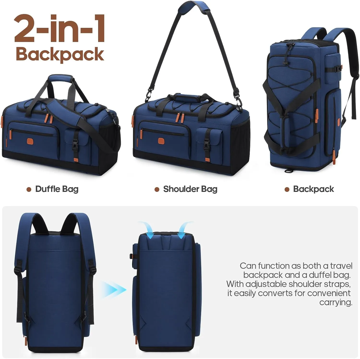 Luggage Sets 5 Piece, Polycarbonate Hardside Carry On Suitcase Set with Spinner Wheel TSA Lock, Suitcase set with Travel Bag for Women Men