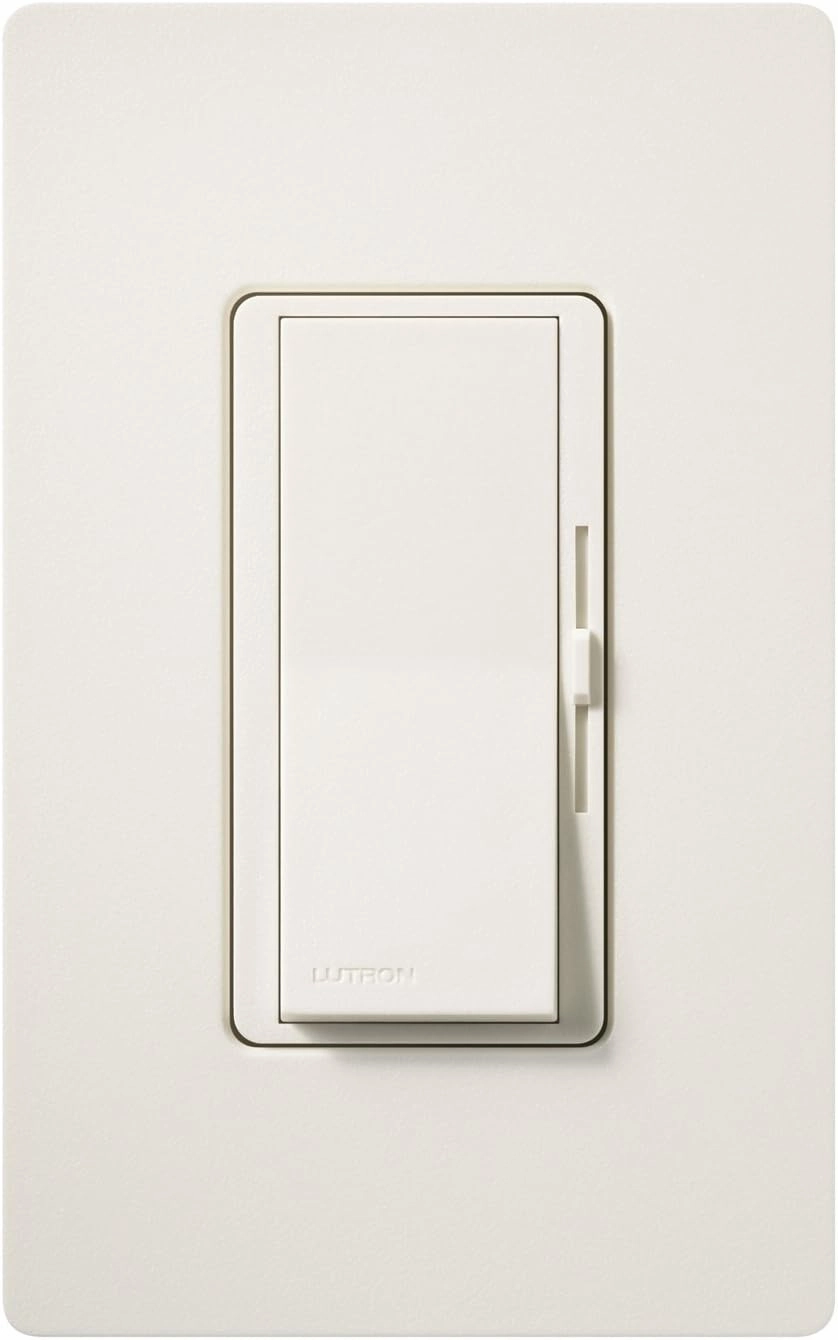 Lutron DVSCLV-603P-BI Diva Magnetic Low-Voltage Dimmer, Biscuit