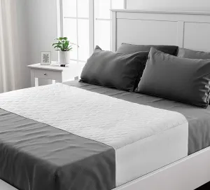 Lynmark® Washable Bed Pads 36"x60" Underpad with Extra Long Tucks and Heavy Absorbency, Reusable Cotton Enhanced Waterproof Mattress Protector Best for Incontinence & Bed Wetting, Pack of 1, Queen