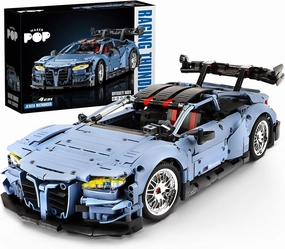 M4 Technic Building Car Set, 1:10 Champion Racing Car Building Blocks and Challenge Construction Toys, Collectible Gift for Technical Enthusiasts Adults & Boys Age 14  (2280PCS)