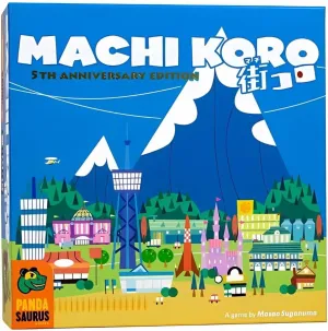 Machi Koro Board Game The Ultimate City-Building Game! Fast-Paced Dice Rolling Strategy Game for Kids and Adults, Ages 8 , 2-4 Players, 30 Minute Playtime, Made by Pandasaurus Games