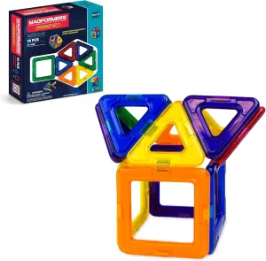 Magformers Designer 14 Pc Set - Magnetic Tiles Building Blocks, Educational Kit, STEM Toy Set - Magnetic Building Tiles for Kids to Develop Problem-Solving Abilities and Shape Recognition