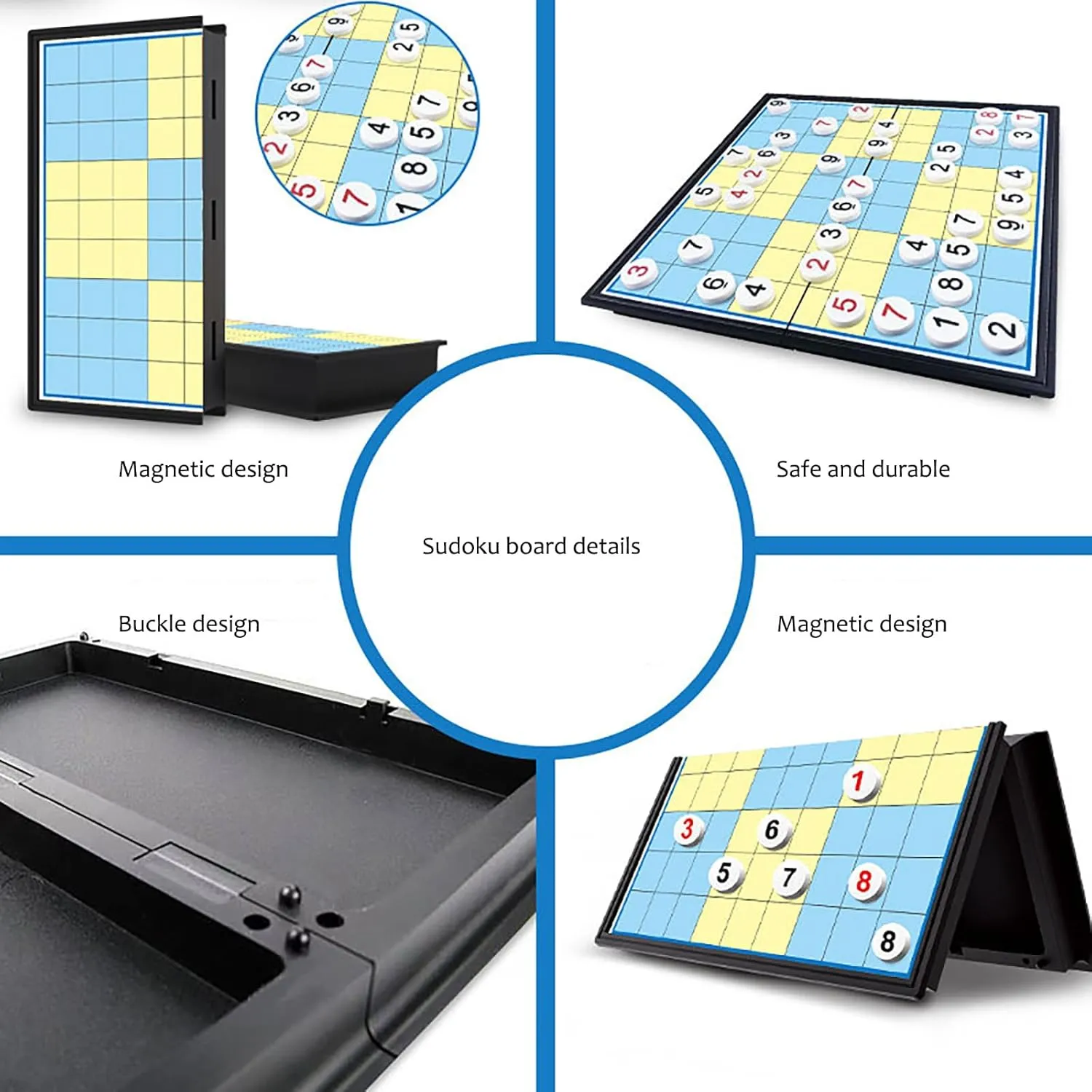 Magnetic Board Game Educational Toys for Beginner Boys Girls Kids Adults Gifts (Sudoku, 6619)
