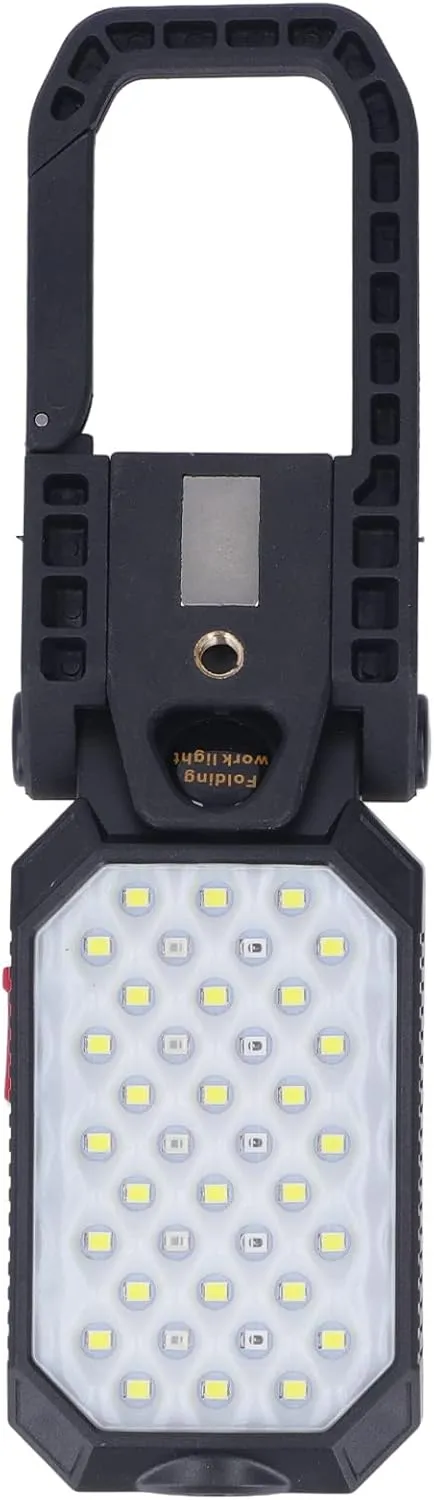 Magnetic Light, with 3 Light Mode, Hook,Battery Indicator LED Rechargeable 1000Lm Cob Light Magnetic Flashlight for Outdoor Camping Hiking Emergency