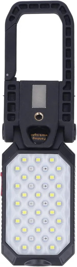 Magnetic Light, with 3 Light Mode, Hook,Battery Indicator LED Rechargeable 1000Lm Cob Light Magnetic Flashlight for Outdoor Camping Hiking Emergency