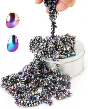 Magnetic Putty Colorful Over 1000PCS Mini Magnet Balls Ferrite Stones Magnetic Fidget Satisfying Desk Toys Fidget Putty for Adults and Desk Toys for Office