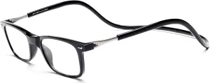 Magnetic Reading Glasses Adjustable Front Connect for Men or Women