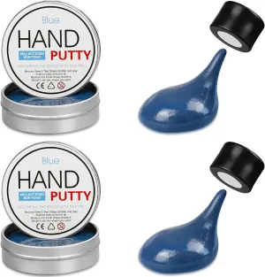 Magnetic Slime Putty, Magnetic Space Putty Slime with Upgraded Magnet Toys for Kids Adults, Fidget Toy Stress Reliever Puddy Toys for Christmas Birthday Gifts Stocking Stuffers (2 Pack, Blue)