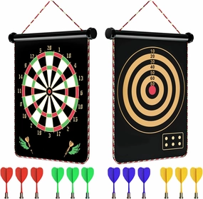 Magnetic Dart Board Games for Kids with 12 Darts Outdoor Toys for Boys Age 8-13 Cool Stuff for Boys Gifts Ideas for Teenage Boys Girls Age 8 9 10 11 12 13 14 15 16 Game Room Decor