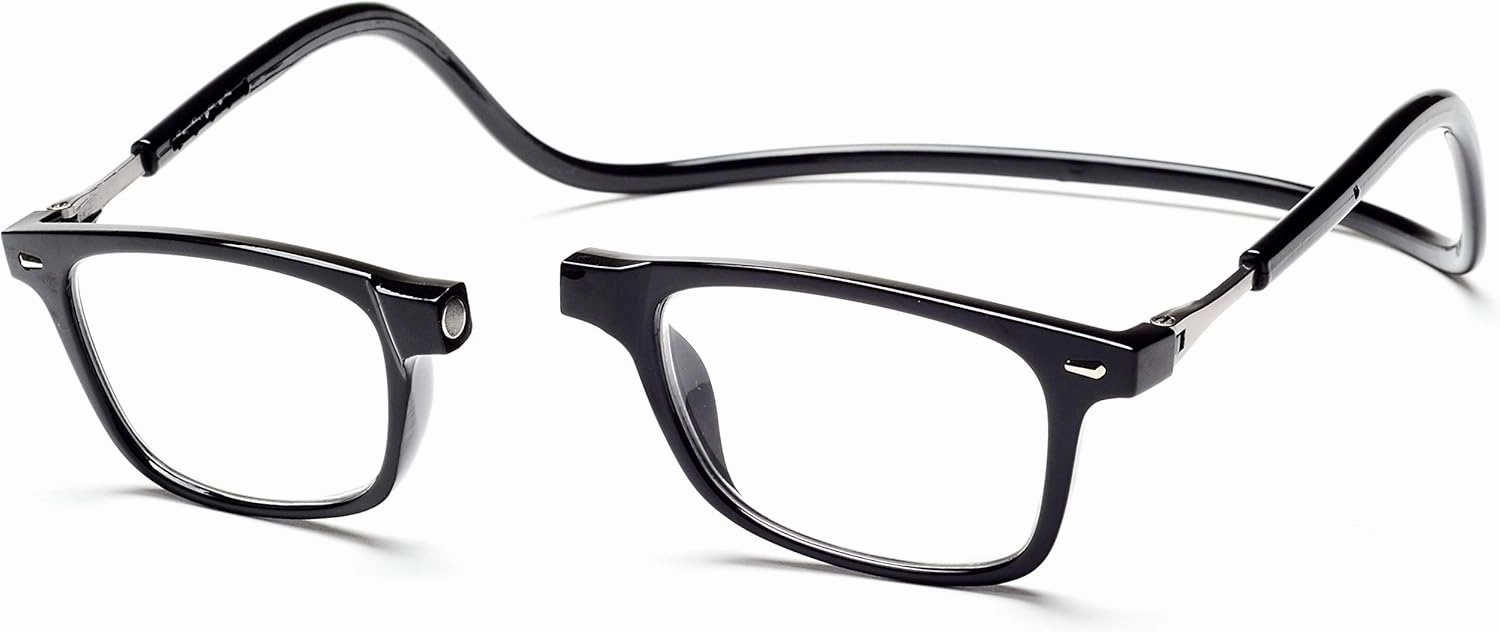 Magnetic Reading Glasses Adjustable Front Connect for Men or Women
