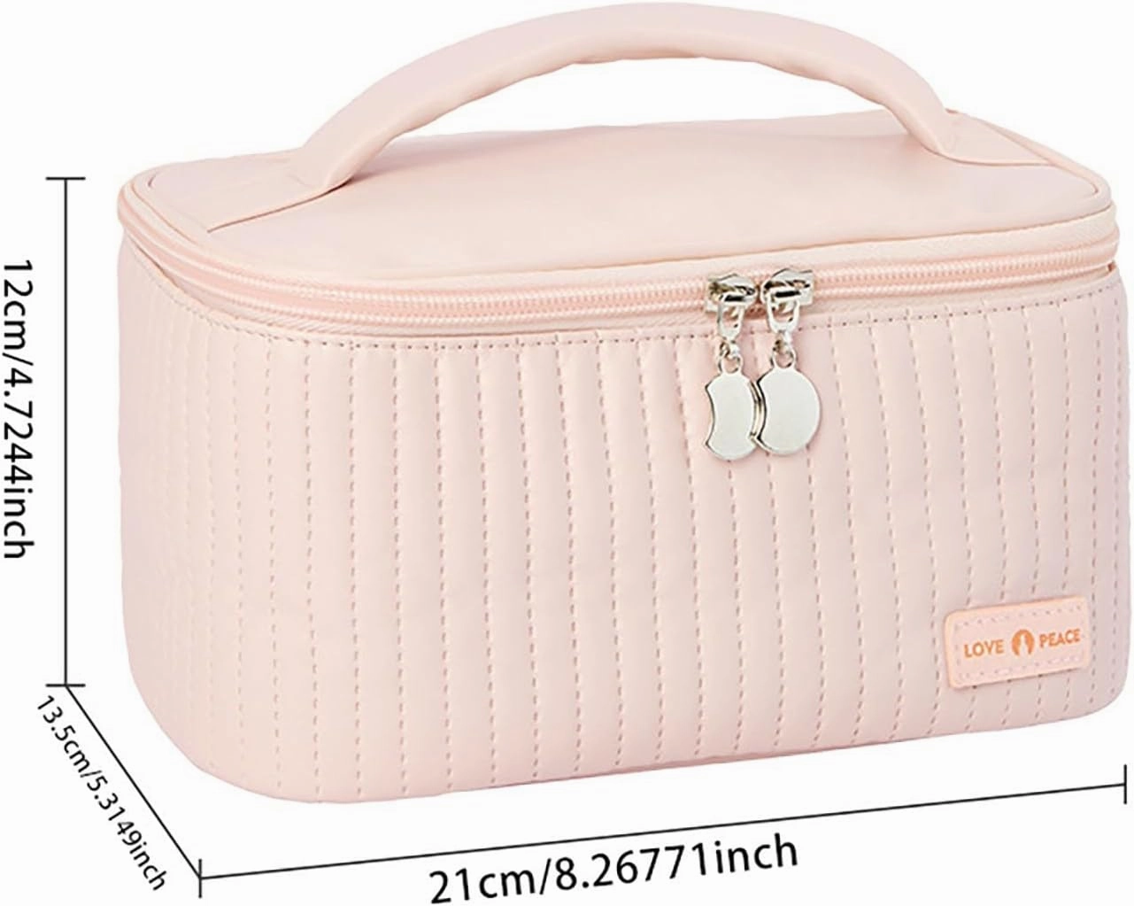 Makeup Bags for Women 2025 New Upgrade Portable Waterproof Large Capacity PU Leather Travel Makeup Bag,Toiletry Bag,Cosmetic Bags,Makeup Organizer Bag for Girls Gifts Women Daughter