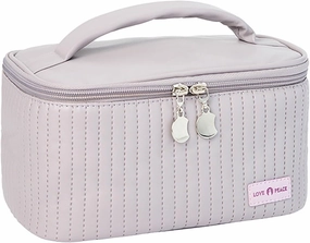 Makeup Bags for Women 2025 New Upgrade Portable Waterproof Large Capacity PU Leather Travel Makeup Bag,Toiletry Bag,Cosmetic Bags,Makeup Organizer Bag for Girls Gifts Women Daughter