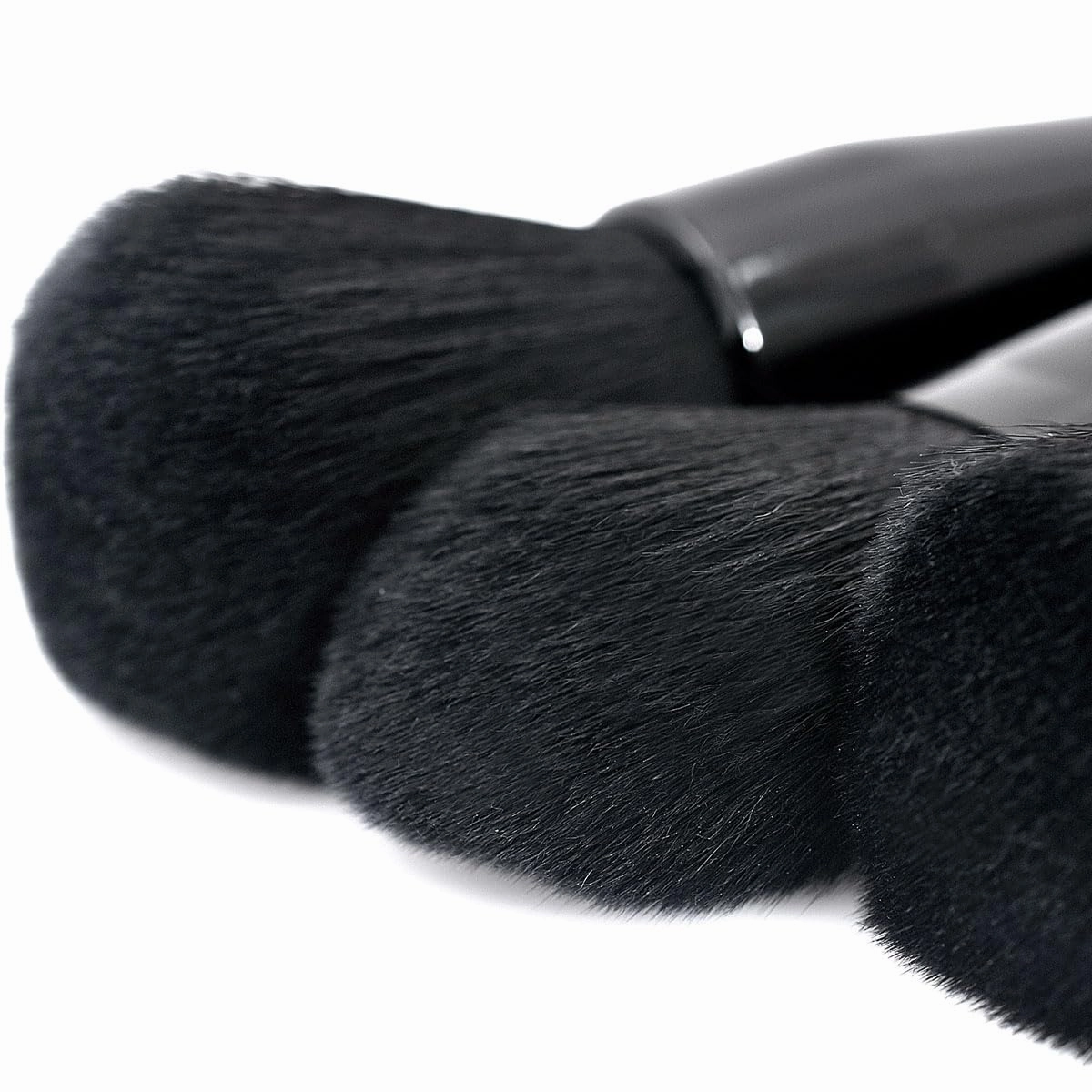 Makeup Brushes Set,9 pcs Premium Cosmetic Make Up Brushes Foundation withTravel Makeup Bag (9 makeup brushes glossy leather storage bag,Black)
