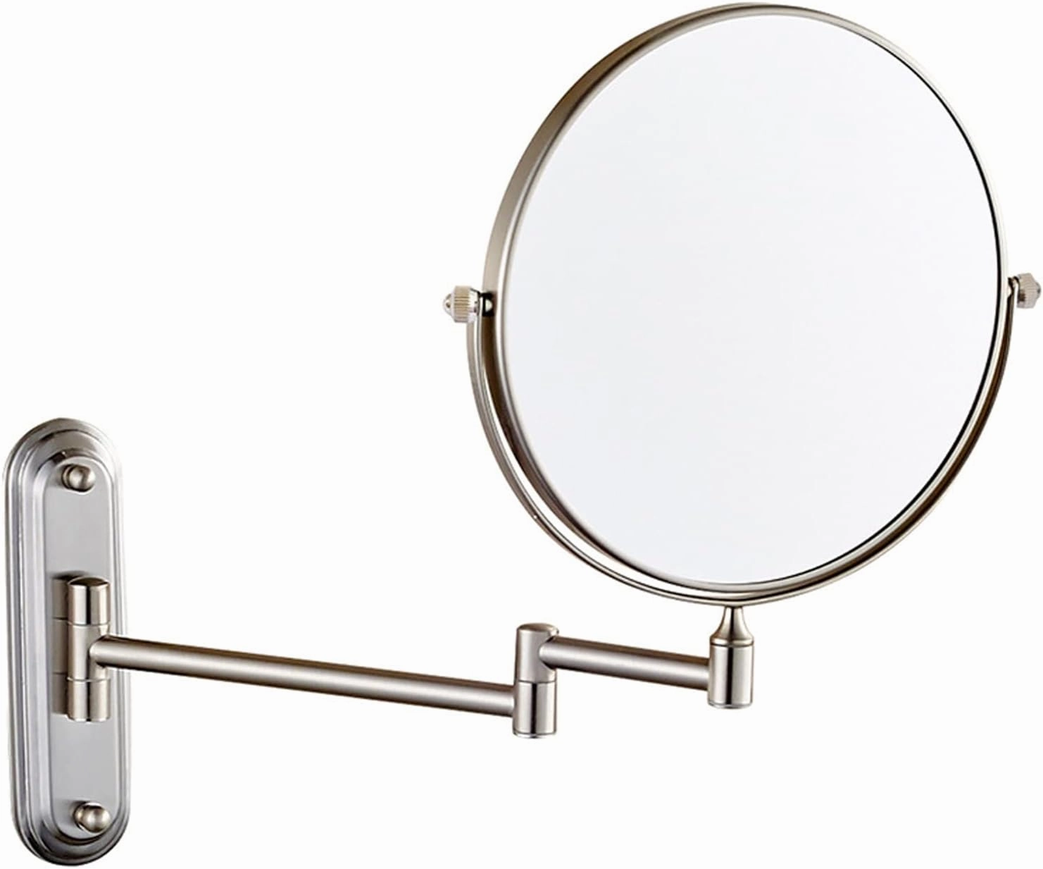 Makeup Mirror Magnification Wall Mounted, Vanity Mirror for Bedroom, Portable Cosmetic Mirror, 360 Degree Swivel Rechargeable Detachable, for Bedroom or Bathroom