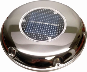 Marine Boat Rechargeable Solar Powered Stainless Steel Ventilator II