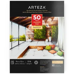 Marker Paper Pad, 22.9cm x 30.5cm, 50 Sheets