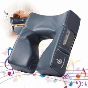 Master Massage Music Master High Fidelity Sound Face Cradle Cushion- Bluetooth Massage Pillow for Face Down Resting- Ultra Soft Massage Table Headrest Foam Headrest