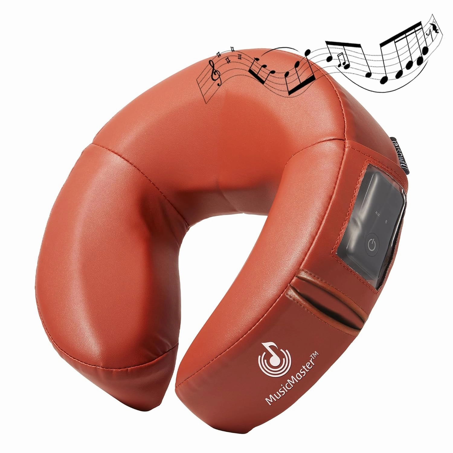 Master MassageMusic Master Crescent Round High Fidelity Sound Face Cradle Cushion- Bluetooth Massage Pillow-Music Headrest Cushion Pad Musical Neck Support