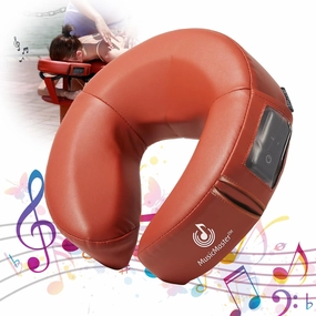 Master MassageMusic Master Crescent Round High Fidelity Sound Face Cradle Cushion- Bluetooth Massage Pillow-Music Headrest Cushion Pad Musical Neck Support