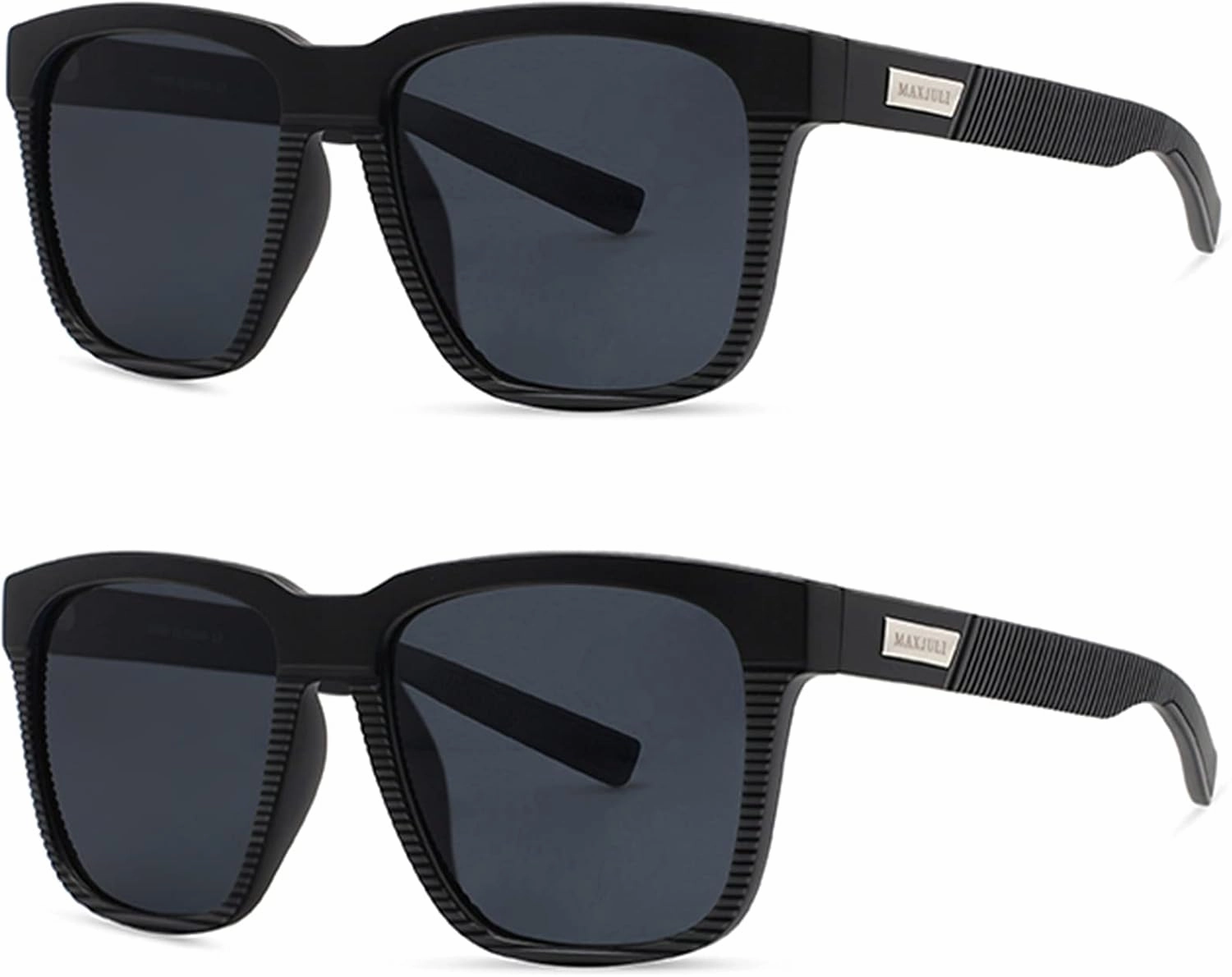 MAXJULI Polarized Sunglasses for Big Heads Men Women 8023