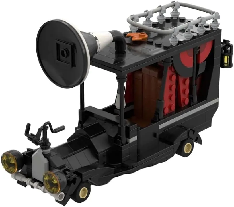 Mayor's Car Building Toy Set, Horror Halloween Night Before Christmas and The Mayor Train, Creative Buildable Kit Gifts for Kids Movie Fans, 467PCS