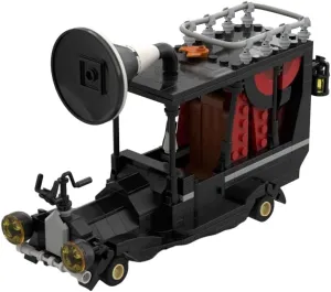 Mayor's Car Building Toy Set, Horror Halloween Night Before Christmas and The Mayor Train, Creative Buildable Kit Gifts for Kids Movie Fans, 467PCS