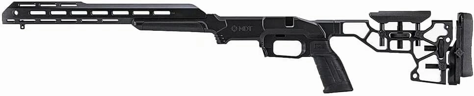 MDT ESS System Remington 700 LA LH Black Chassis, Precision Rifle Stock, Durable Construction (104627-BLK)