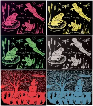 Melissa & Doug Scratch Art Paper - 60 Sheets, 6 Colors