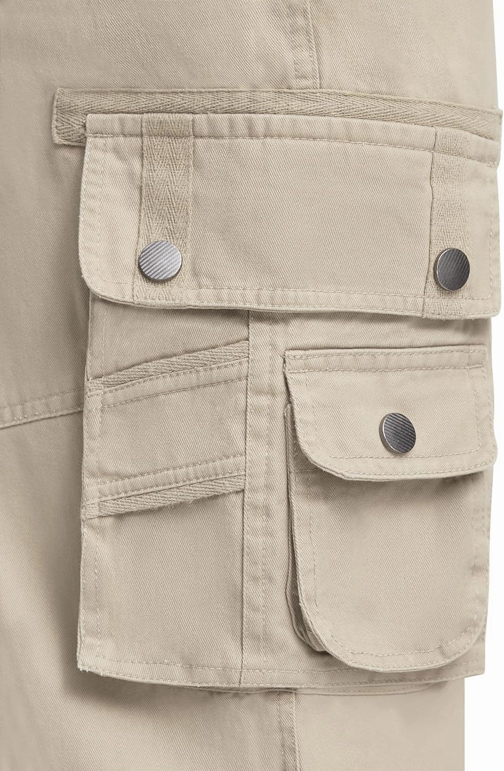 Men's Cargo Pants with 8 Pockets Ripstop Cotton Cargo Pants for Men Hiking Camping Fishing Running