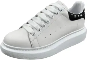 Mengchengying Men's Muffin Platform Low Help Sports Little Whiteboard Shoes