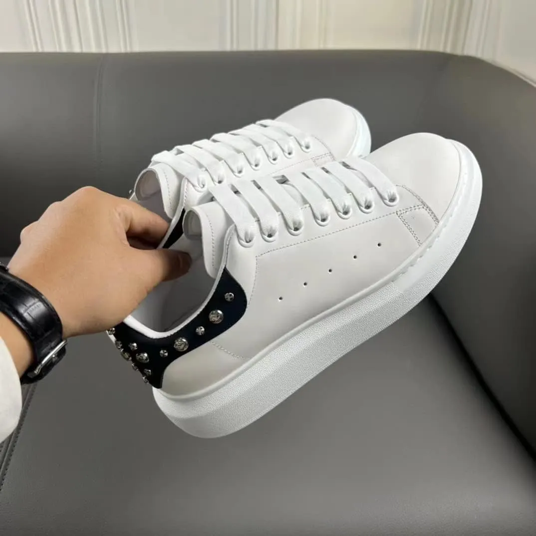 Mengchengying Men's Muffin Platform Low Help Sports Little Whiteboard Shoes