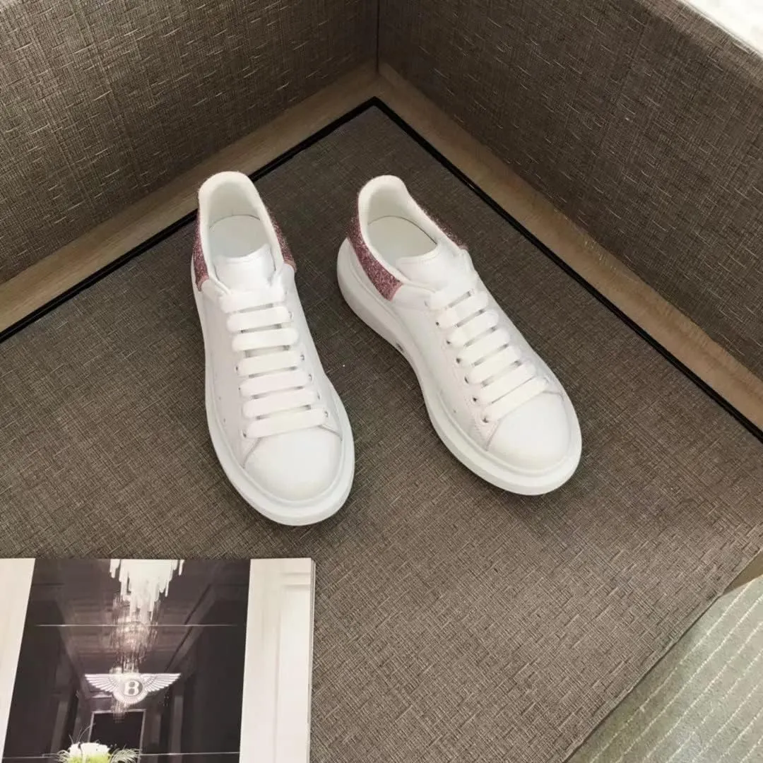 Mengchengying Women’s Clatform Platform Shoes with Low-Top Lace-Up