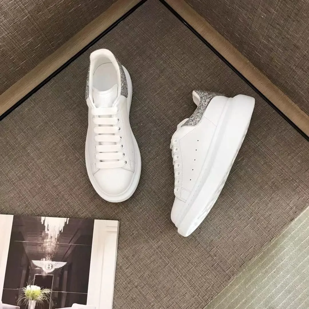 Mengchengying Women’s Clatform Platform Shoes with Low-Top Lace-Up