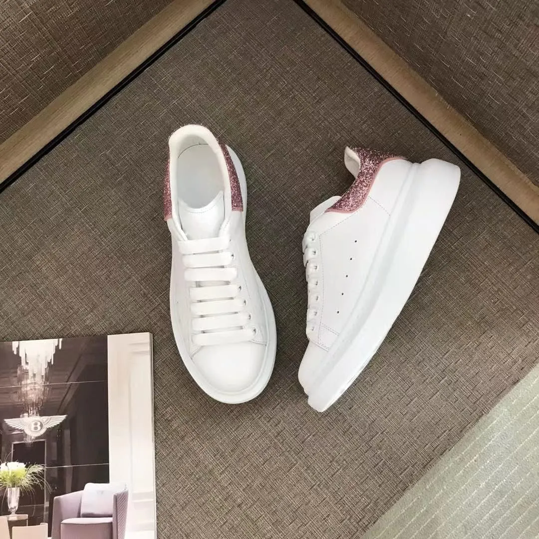 Mengchengying Women’s Clatform Platform Shoes with Low-Top Lace-Up