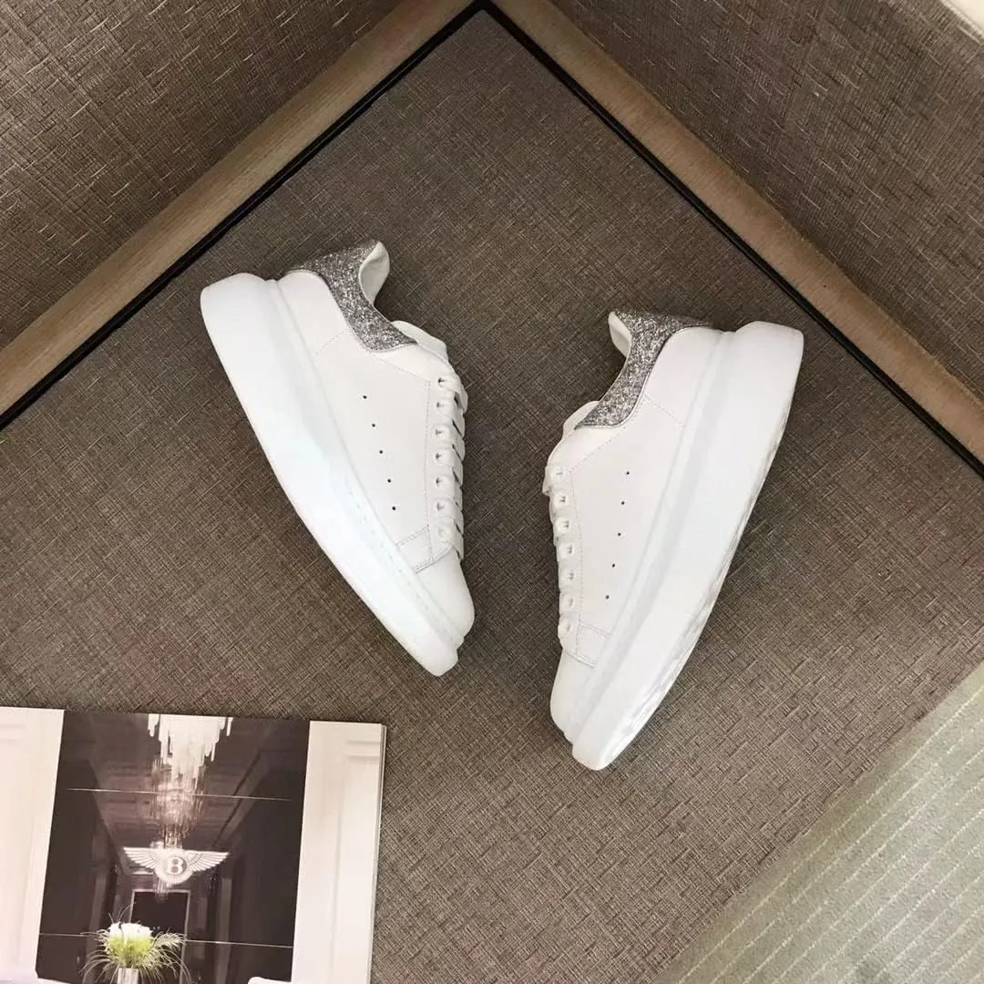 Mengchengying Women’s Clatform Platform Shoes with Low-Top Lace-Up