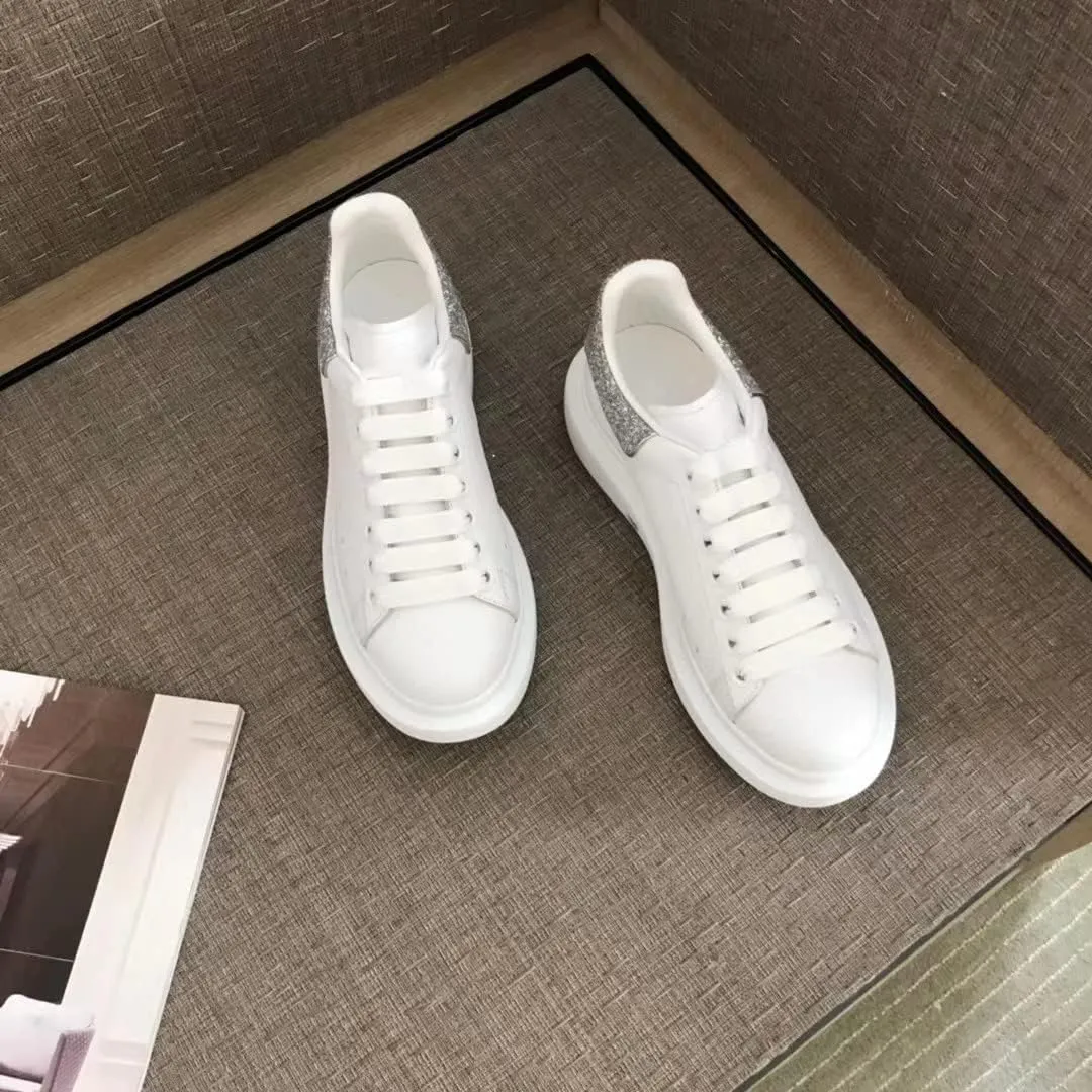Mengchengying Women’s Clatform Platform Shoes with Low-Top Lace-Up