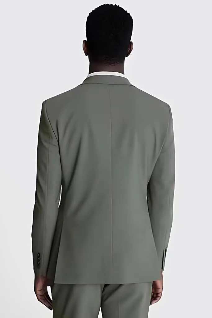 Men's 2 Piece Suits Slim Fit One Button Tuxedo Blazer Jacket Pants Set Wedding Groomsmen Prom Suit Set
