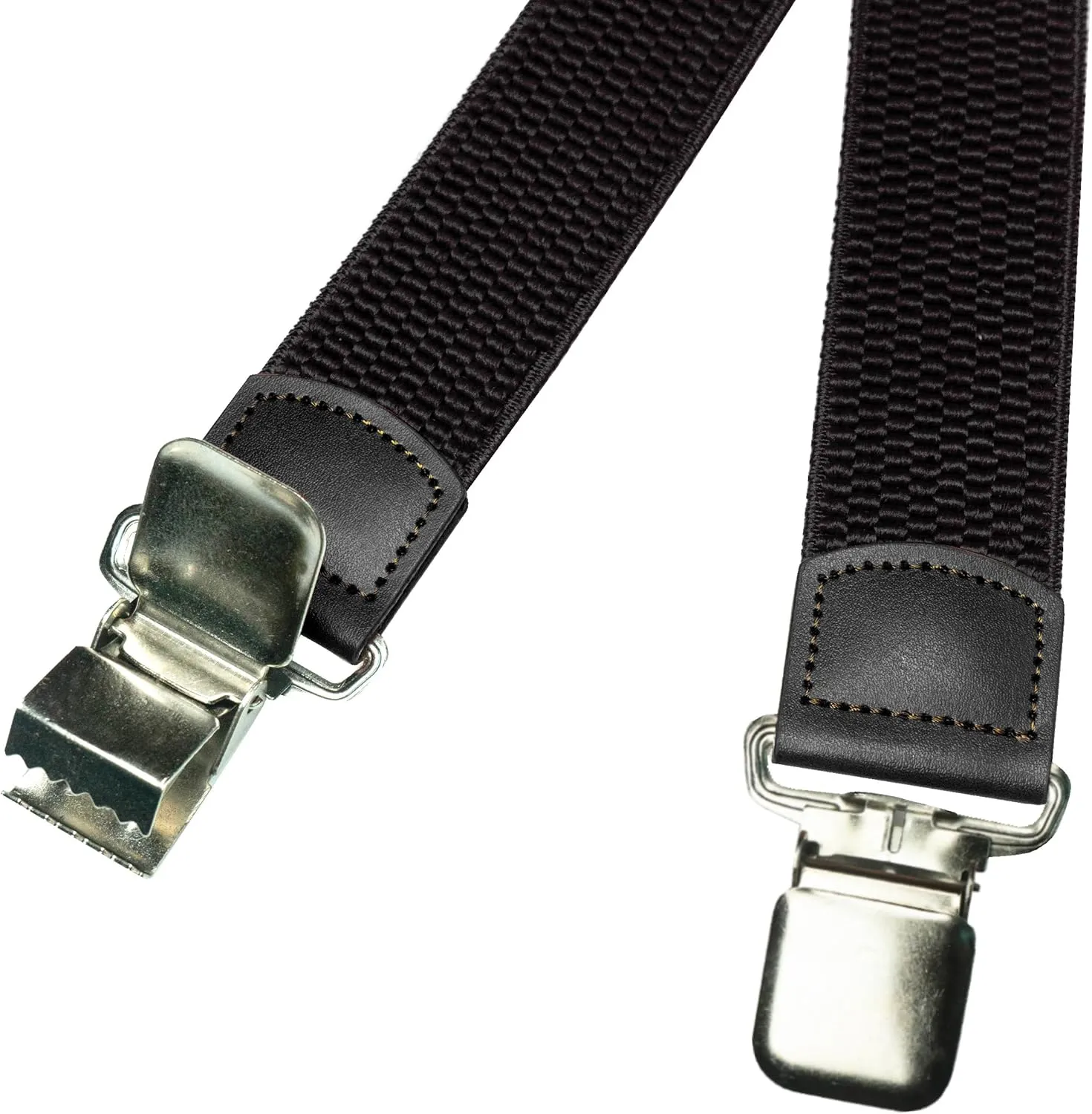 Mens Suspender with Very Strong Metal Clips 3.8cm Wide Heavy Duty Suspender