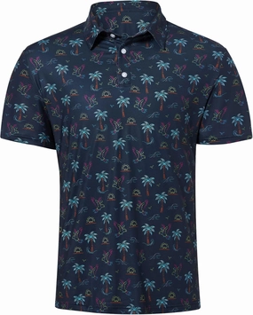 Mens Polo Golf Shirts Funny Graphics Shorts Sleeve Button Shirts