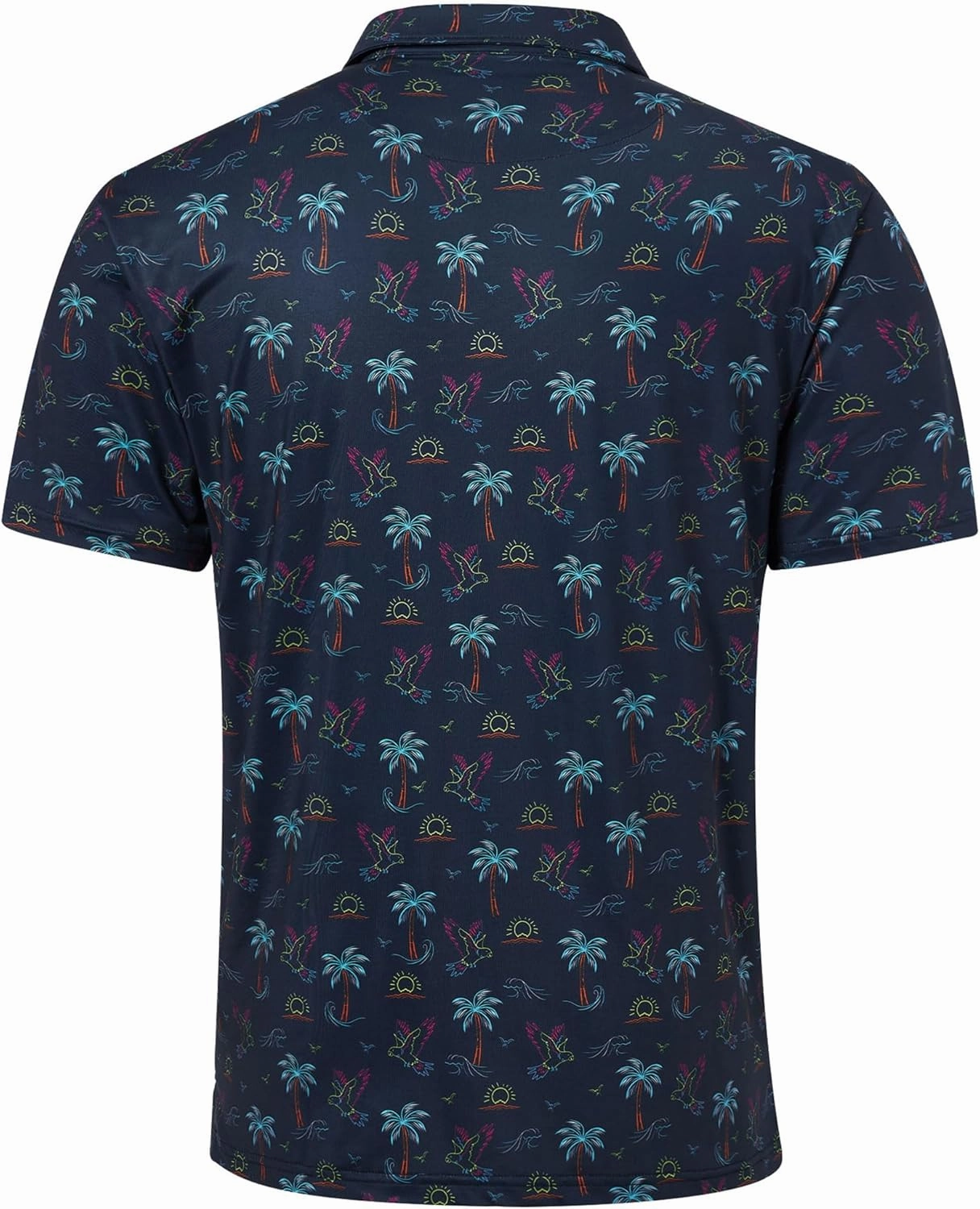 Mens Polo Golf Shirts Funny Graphics Shorts Sleeve Button Shirts